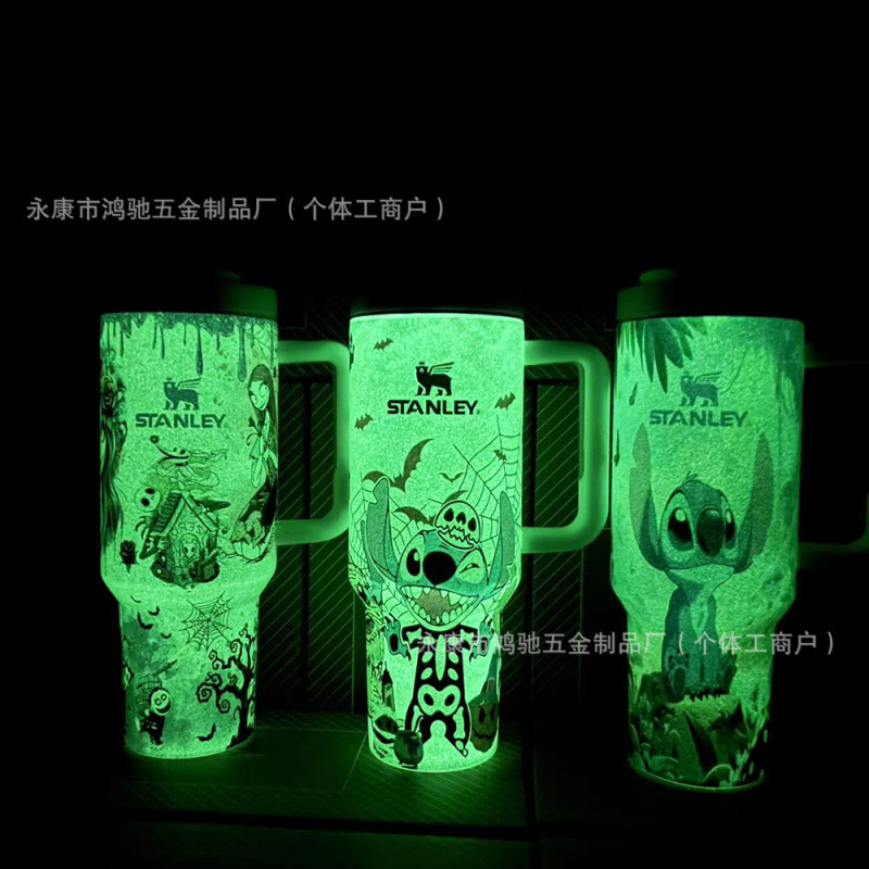 亚马逊史迪仔40oz冰霸杯史丹利容量便携汽车杯不锈钢夜光保温杯|undefined