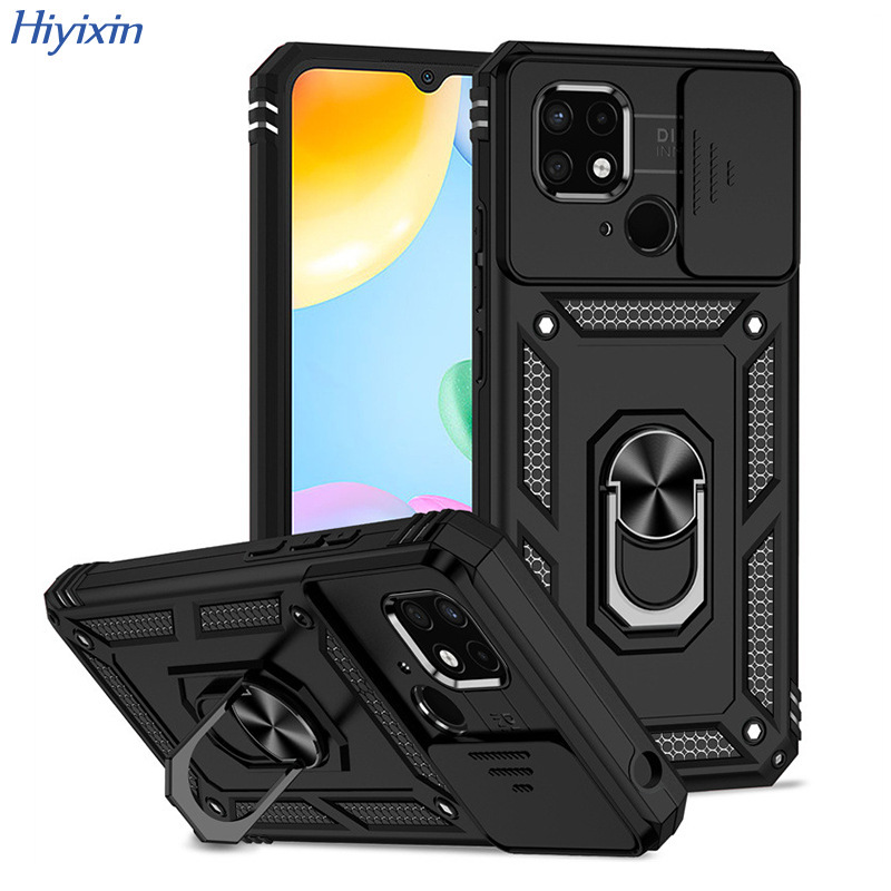 Suitable for Redmi Note 15 Sergeant Push Window 2-in-1 Anti-Fall Phone Case Redmi 15C Magnetic Ring Protective Cover Suitable for Redmi Note 15 Sergeant Push Window 2-in-1 Anti-Fall Phone Case Redmi 15C Magnetic Ring Protective Cover