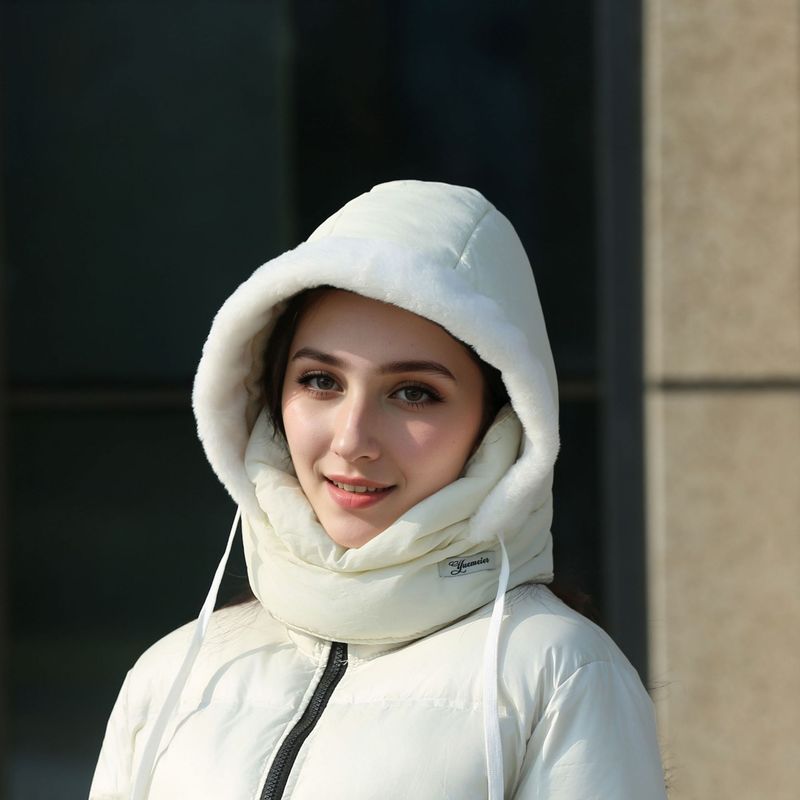 冬季防寒雷锋帽男护耳加绒厚围脖一体口面罩女骑电动车保暖棉帽子|undefined