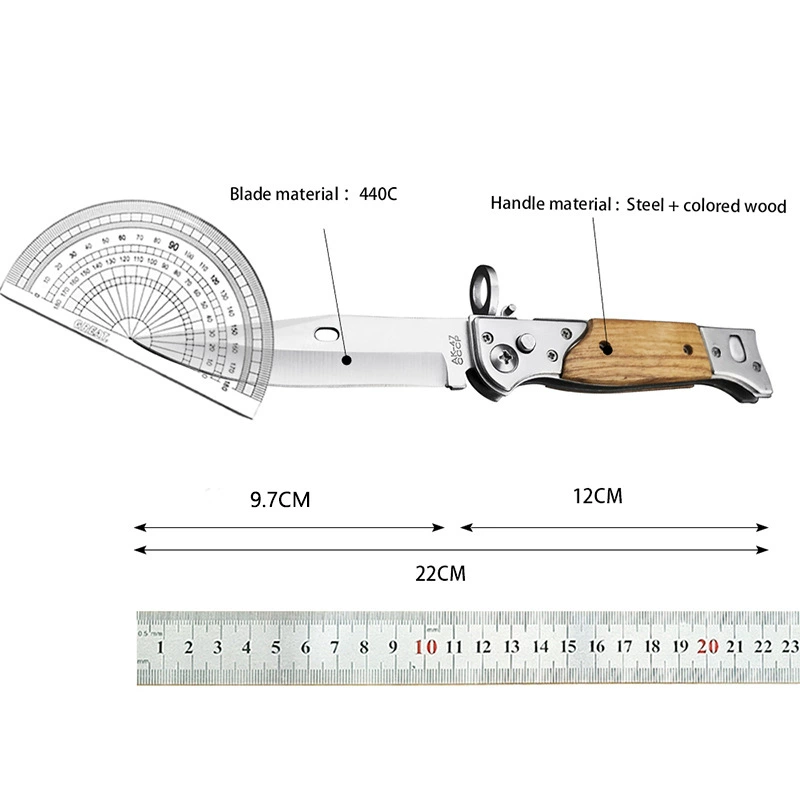 Туристический складной нож портативный, высокая твердость, острый многофункциональный небольшой нож, тактический нож для выживания