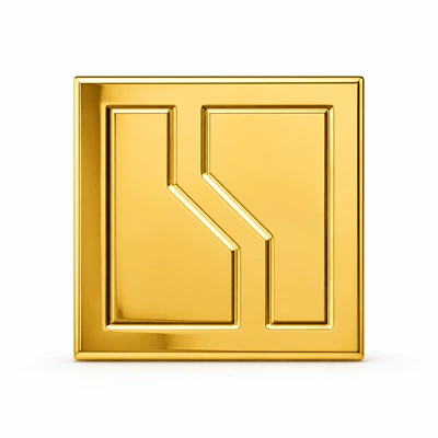 Special Enamel Enamel Logo Car logo - gold