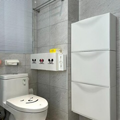 穴なし防水トイレ収納神器トイレットペーパー収納ケースティッシュケース壁面壁掛け生理用ナプキンホルダー