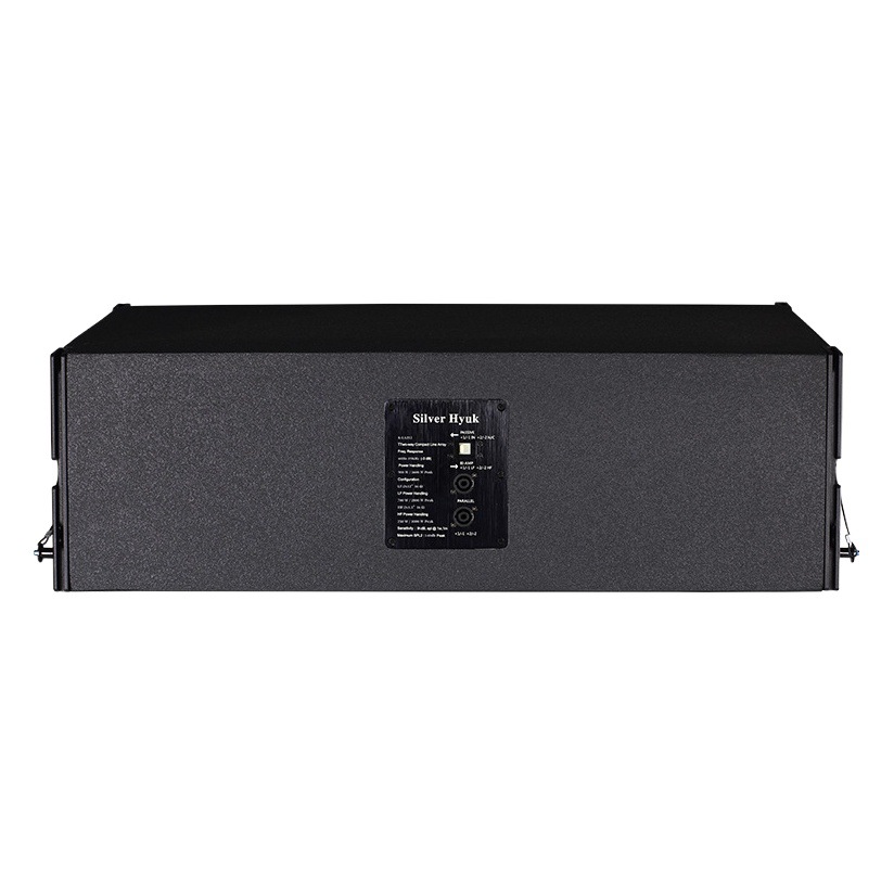 Audio de matriz de línea de escenario Doble 8 pulgadas Doble matriz lineal de 12 pulgadas Altavoces profesionales Equipo de audio de rendimiento de barra