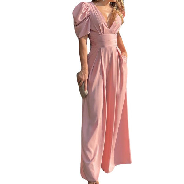 summer solid fashionable overall