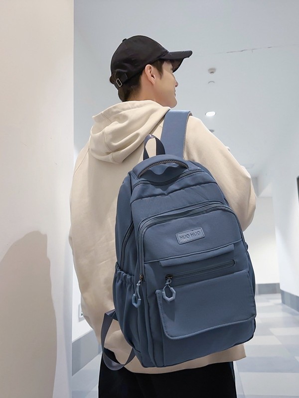 Viaje nueva mochila ligera, tendencia de alta capacidad, mochila escolar de escuela secundaria, moda coreana, mochila versátil simple image 4