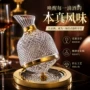 旋转金色水晶红酒醒酒器