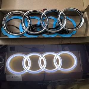 Audi Dörd Halqalı Loqo Q3Q5 A5A6A4L LED İşıqlı Ön Loqo