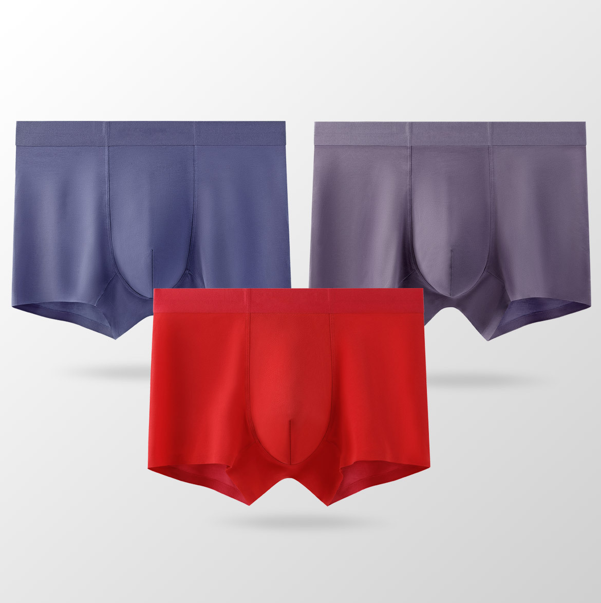 202680 clase A Xinjiang algodón hombre ropa interior sin marcas cintura media abdominal hombre ángulo plano antibacteriano ropa interior hombre