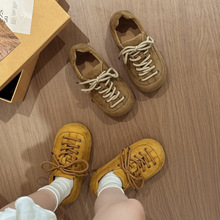 松糕厚底丑萌勃肯鞋女2025秋季新款小个子增高面包鞋休闲复古单鞋