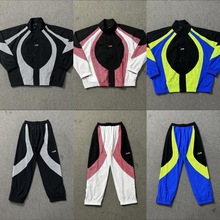 Corteiz 恶魔岛明星同款潮流嘻哈拼接男女情侣宽松夹克风衣外套潮