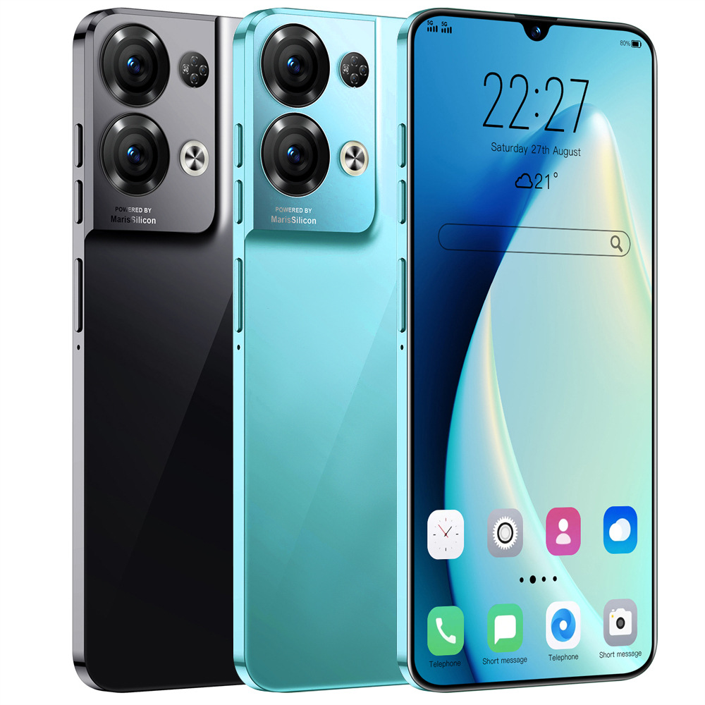 Cross-border explosions foreign trade Reno9 pro Real 4G smartphone 6.8 inch large screen 1+8g factory spot
