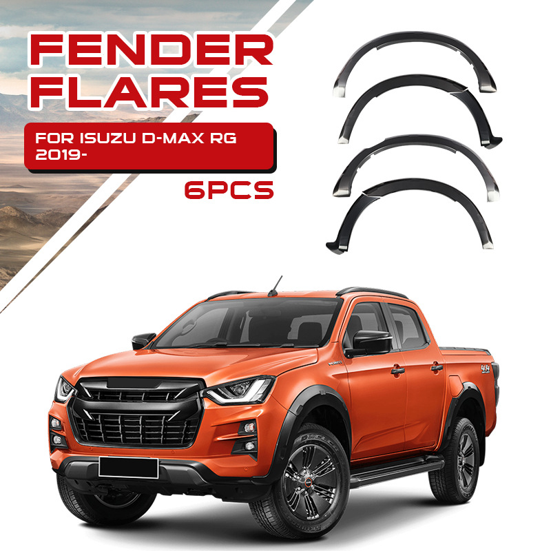Tenxinrui aplicable a Isuzu D-MAX piezas de modificación del coche DMAX arenisca bloque cubierta la máquina ceja rueda exterior Accesorios