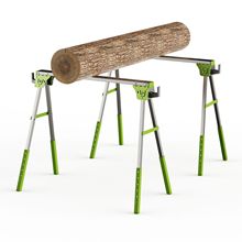可折叠金属锯木架 锯马承重1200KG多功能铁制便携式工作台