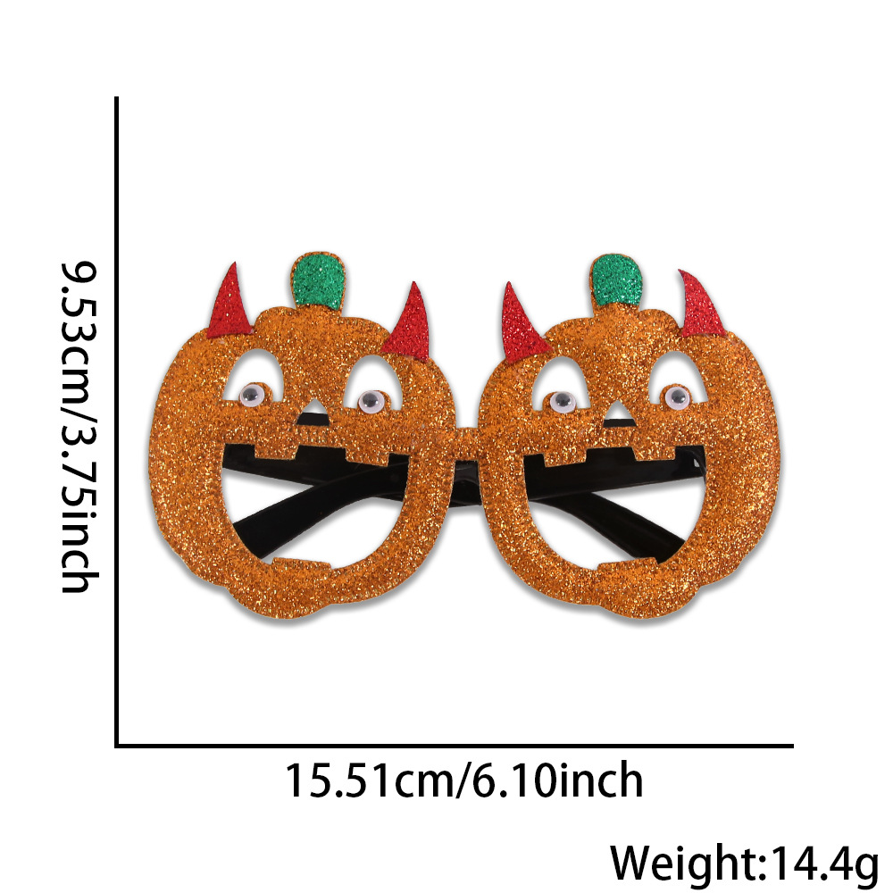 Nuevos adornos de Halloween transfronterizos fantasmas gafas de murciélago de cabello banda fiesta fantasma parodia máscara creativa tocado