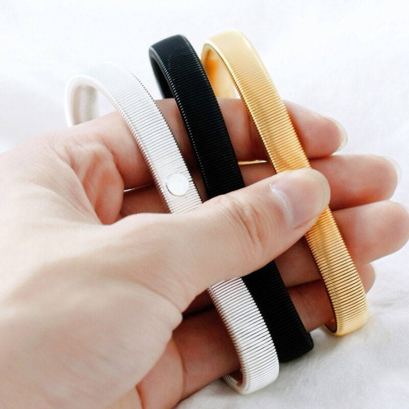 European and American fashion spring bracelet elastic arm ring men's bracelet cuff supply gift sleeve holder European and American fashion spring bracelet elastic arm ring men's bracelet cuff supply gift sleeve holder