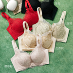 2025秋冬新款2533中厚AB杯内衣上托聚拢收副乳无钢圈无侧骨文胸