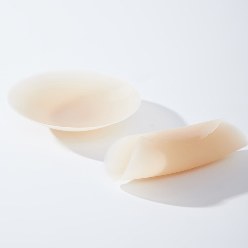 Breast stickers for petite chests, waterproof for summer—reusable silicone, seamless, ultra-thin, non-slip, and designed to prevent wardrobe malfunctions with wedding dress straps.