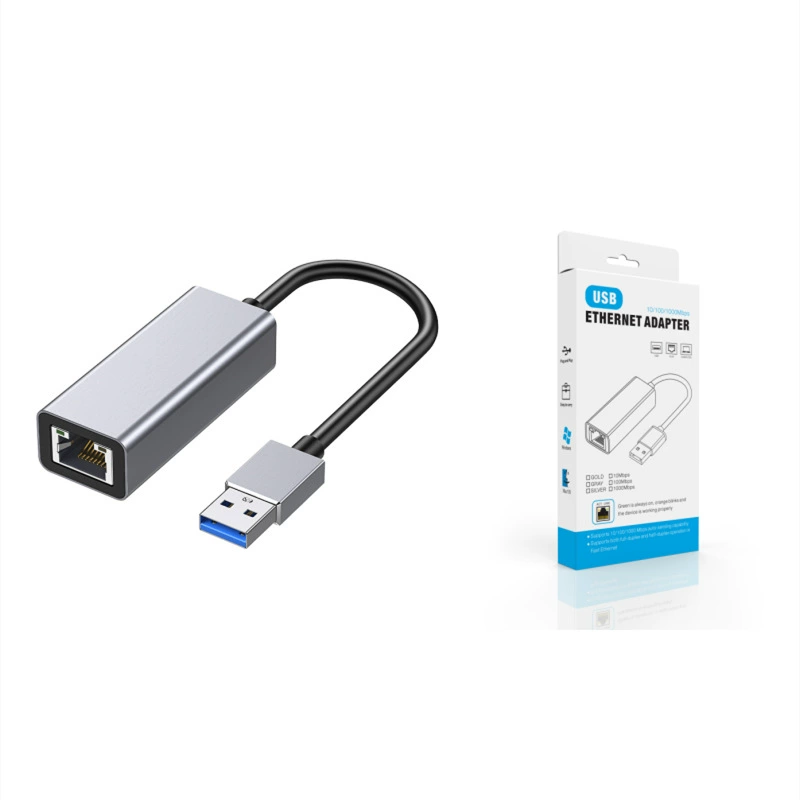 USB-C на USB 3.0*3 + гигабитная сетевая карта, ноутбук умный диск, USB3.0 гигабитная проводная сетевая карта
