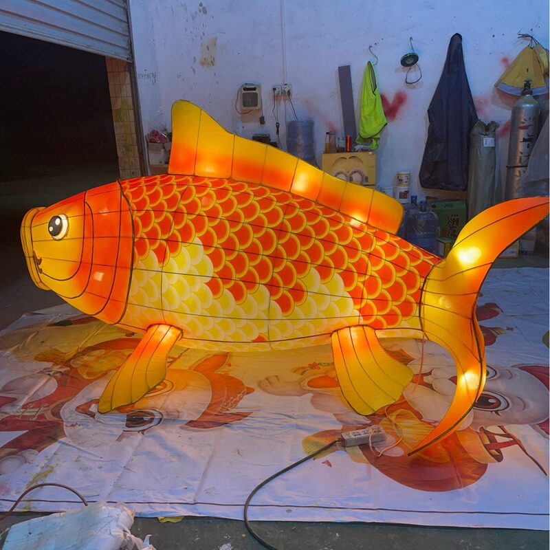 Spring Festival Koi Fish, Goldfish, Lanterns, Fish Lights, Tourist Attractions, Shopping Malls, Openings, Holidays, Lantern Festival, Spring Festival Decorations, Lighting
