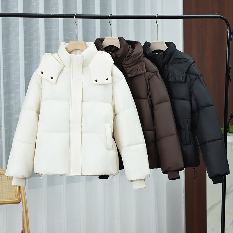2025年新款棉服女冬短款加厚时尚棉衣韩版宽松设计感棉袄休闲外套
