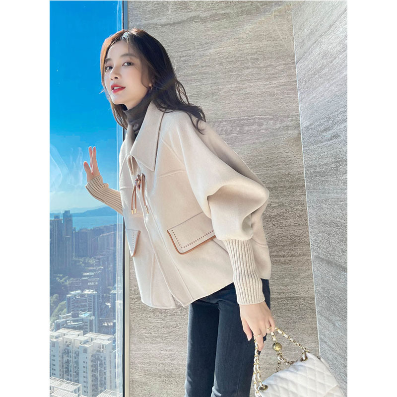 春款2025新款春装小个子毛呢外套早春高级感小香风短款大衣女春秋