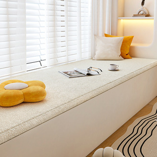 Teddy Velvet Waterproof Bay Window Mat Window Sill Mat 2024 New ins Lazy Popular Simple Tatami Balcony Bay Window