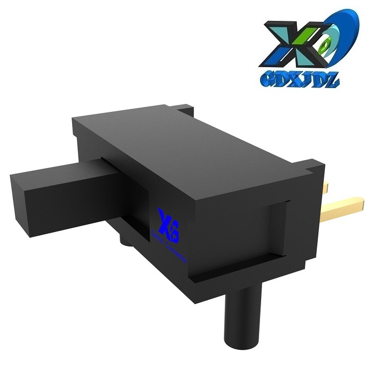 全塑两档滑动开关弯脚 供应塑胶2档拨动开关 迷你两档拨码开关