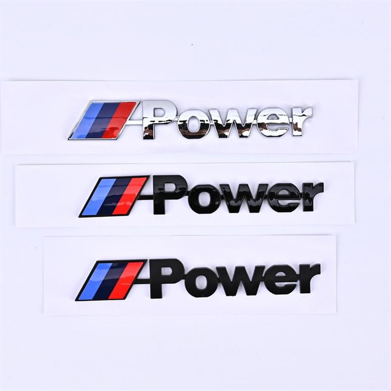 Suitable for BMW M car emblems, power rear badges, 3 Series, 5 Series, X1 car stickers, X3, X5, X6 modifications, X4 sports badges