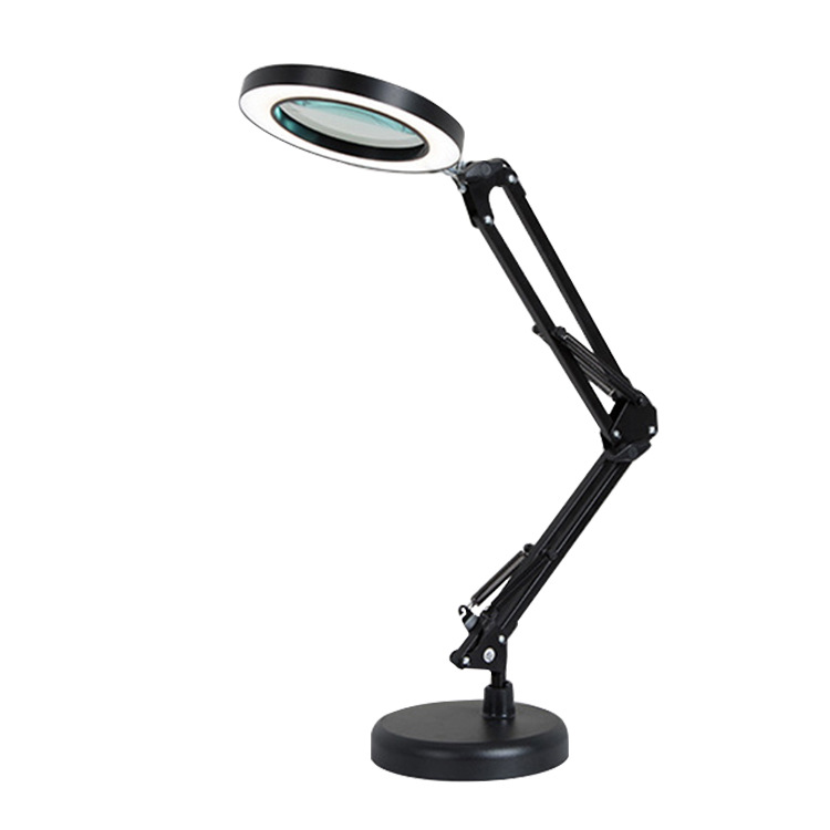 Xiangyu LED protección de los ojos belleza manicura herramientas para reparación lupa joyería Jade tiro tatuaje bordado lámpara Mesa