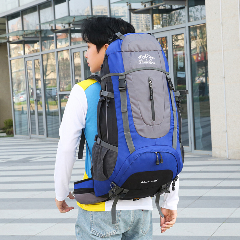 Cross-Border Hiking Backpack, Mountaineering Backpack, Outdoor Backpack, Water-Resistant Large-Capacity Backpack, Travel Backpack, Suspension Backpack