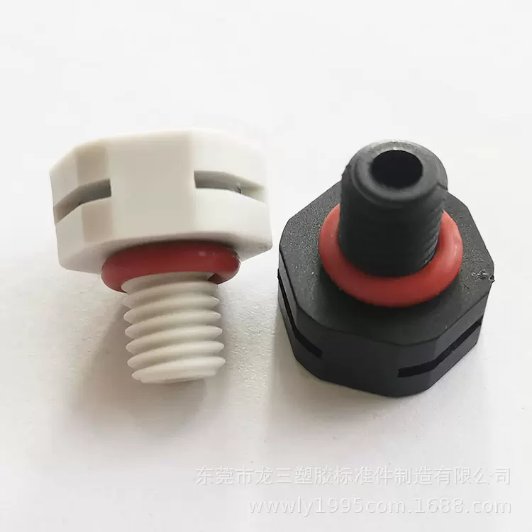 龙三厂家供应M8*1.25防水透气阀灯具配件平衡阀led呼吸器散热