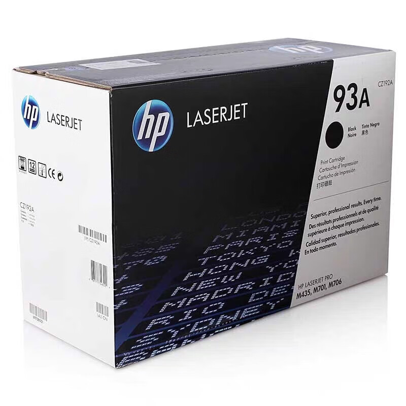 HP original hp93A CZ192A cartucho de tóner Pro400 MFP M701A M435nw M701n M706