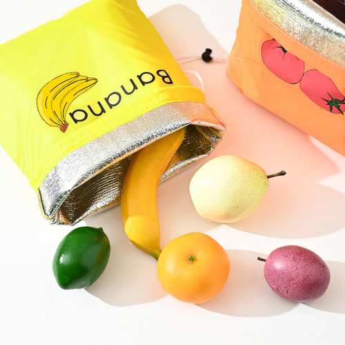 Storage Bag, Insulated Grocery Bag for Odds and Ends, Vegetables & Fruits, Storage Pouch, Fresh-Keeping Drawstring Bag for Lettuce & Bananas