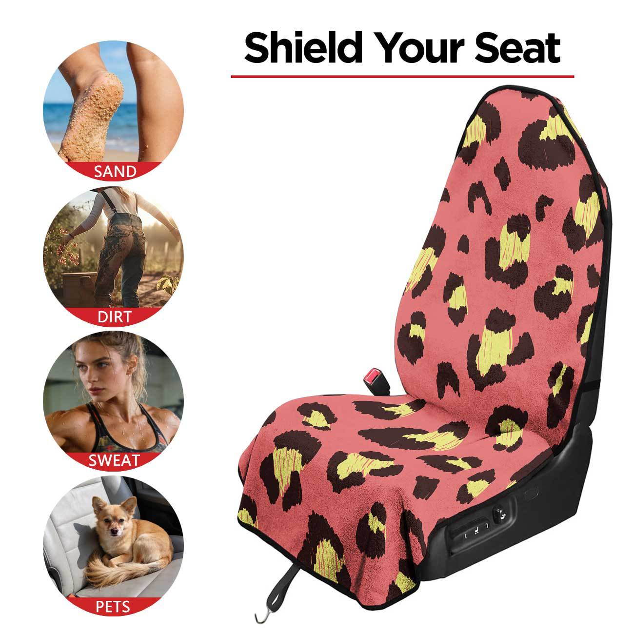 Car seat towel cover front seat protector suitable for gym and exercise, universal for all seasons, car use 96