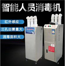 鲁源工畜牧养殖雾化消毒机 智能人员通道消毒机 快递用喷雾消毒机