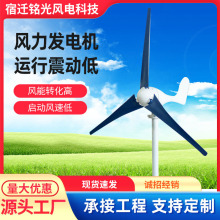 三叶款水平风力发电机300W小型风力发电机500W 支持跨境 外贸