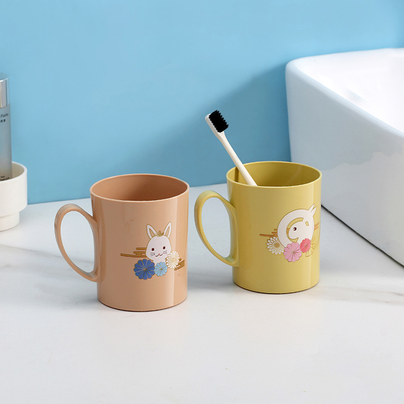 Söt katt tandborstmugg för barn och par_voghion.com