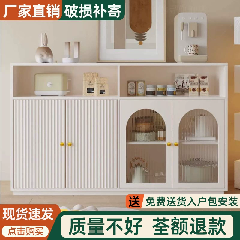 Буфет для гостиной, шкаф из массива дерева, современный настенный встроенный шкаф для хранения, чайный шкаф, кухонный боковой шкаф