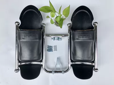 Motorcycle bumper Lid Storage Box Jockey - white-iron-black-windshield-without-cover