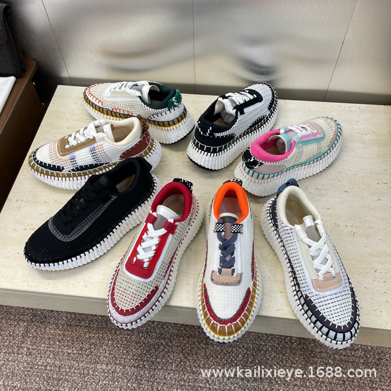 2025 Koujia New Casual Sports Shoes, Sports Running Shoes, Thick-Soled Lace-Up Casual Color Matching Dad Shoes, White Shoes 2025 Koujia New Casual Sports Shoes, Sports Running Shoes, Thick-Soled Lace-Up Casual Color Matching Dad Shoes, White Shoes