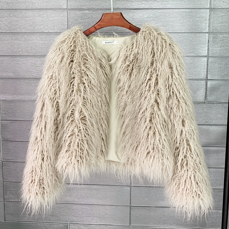 Раскрашенная шерстяная куртка, Aliexpress