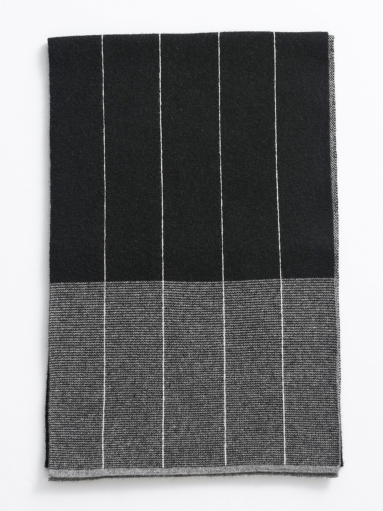 Knitted Scarf For Men Striped Warm Thick Neck Accessory_voghion.com