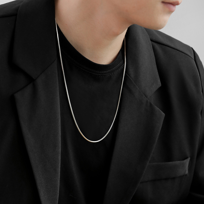 Fashion Geometric Titanium Steel Plating Necklace 1 Piece