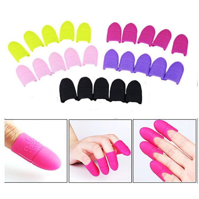 soft silicone manicure tools set for manicure