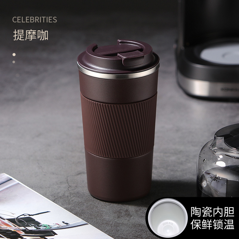 Transfronterizo Amazon al aire libre de acero inoxidable taza de vacío de acero inoxidable de negocios de América Oficina de Acompañamiento de Alta apariencia taza de agua