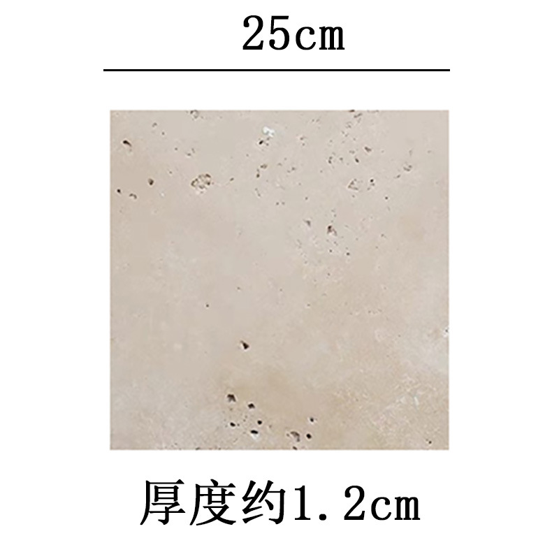 Paleta de piedra de cueva natural de estilo medieval alta sensación de hoteles en el hogar bandeja de almacenamiento de mesa aislamiento térmico cojín de tazas adornos