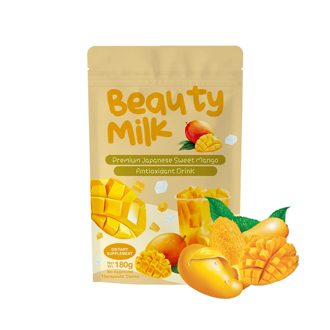 Переходной границы пользовательная Beauty Milk Premium Drink Powder Банан Фассенед Коллаген порошок