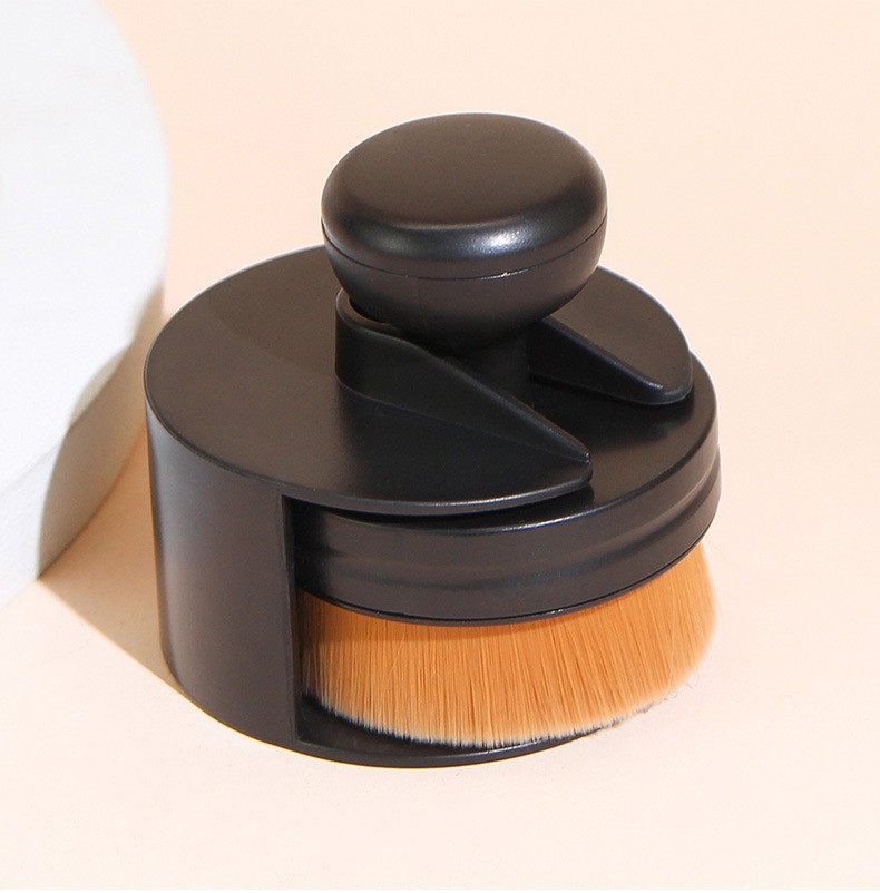 Cepillo de base cepillo de maquillaje de cabeza plana cepillo de sello multifuncional cepillo de polvo de manicuras cepillo de neumáticos de pelo suave cepillo de limpieza de automóviles