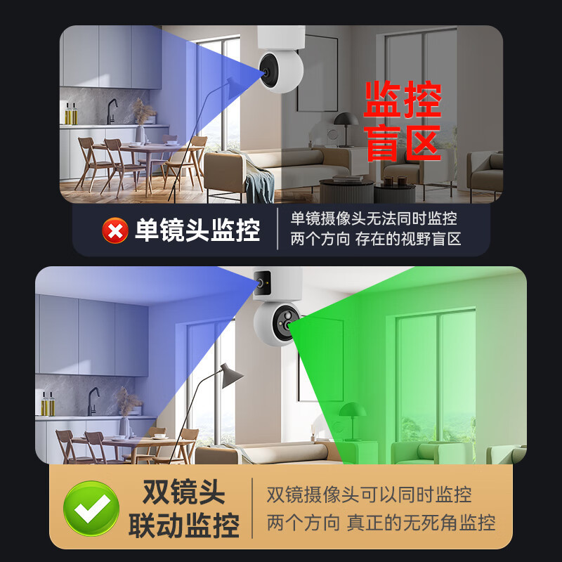 4G免流无线摄像头360度旋转wifi4G手机远程家用室内监控器高清夜|undefined