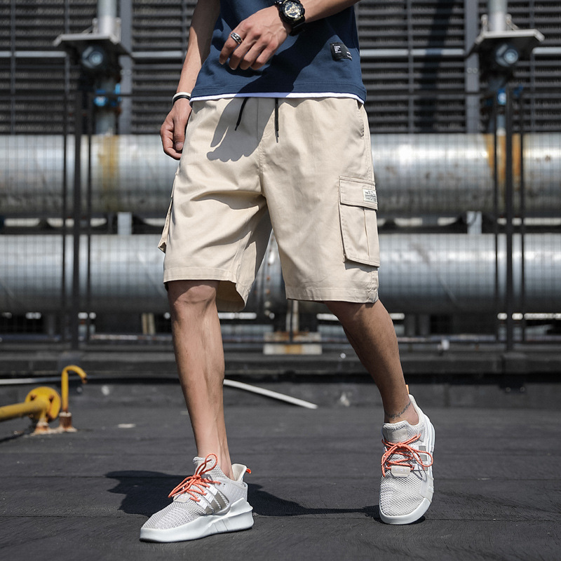 Pantalones cortos de trabajo transfronterizos para hombres verano nuevo algodón deportivo casual pantalones grandes pantalones sueltos fabricantes al por mayor
